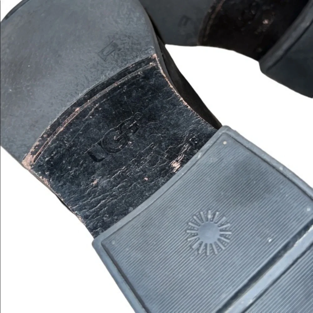 UGG Jovin‎ Black Leather Oxford Shoes